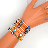 Bohemian Eye Beaded Bracelets for Women Men Jewelry