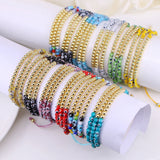 5Pcs Colorful Evil Eye Beaded Bracelet, Lucky Braided Bracelet Men Women