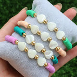 5Pcs Colorful Soft Ceramic Bracelets Friendship Bracelet
