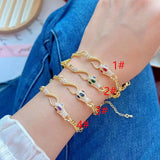 Zirconia Animal Snake Chain Bracelet, Gift