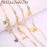 5Pcs Women's Crystal Zircon Charm Bracelets