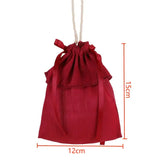 5Pcs Wire Cloth Drawstring Wedding Gift Bags for Jewelry or Candy