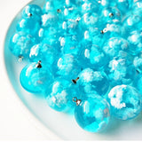 5Pcs Luminous Resin Round Ball Pendant Necklace Charms