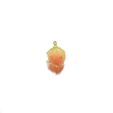 5Pcs Orange Resin Strawberry Charms Pendant DIY Jewelry Making