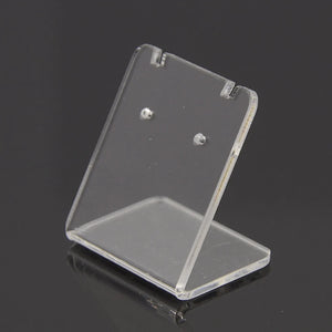 5Pcs Organic Glass Earring Displays Jewelry Organizer Stand