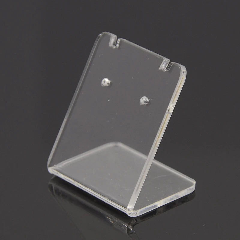 5Pcs Organic Glass Earring Displays Jewelry Organizer Stand