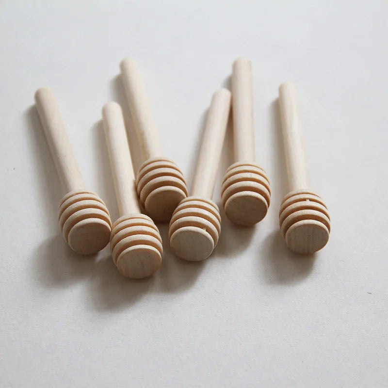 5Pcs Natural Hemu Hammer Shape Wooden DIY Crafts