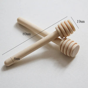 5Pcs Natural Hemu Hammer Shape Wooden DIY Crafts