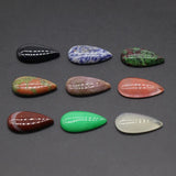 5Pcs Water Drop Crystal Agate Cabochons for DIY Rings Earrings