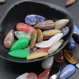 5Pcs Water Drop Crystal Agate Cabochons for DIY Rings Earrings