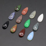 5Pcs Water Drop Crystal Agate Cabochons for DIY Rings Earrings