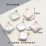 5Pcs/Pack Pearl Pendant Star Heart Baroque DIY Earrings Bracelet Accessories