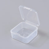 5Pcs Plastic Bead Storage Organizer Earring Display Case 4.5x4.5x2cm