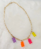 5Pcs Plated Chain Choker - Cute Animal Necklace for Women