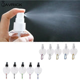 5Pcs 50ml Reusable Heart Spray Bottle Hand Sanitizer Travel Keychain Carriers