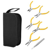 5Pcs Jewelry Pliers Kit DIY Beading Making Set