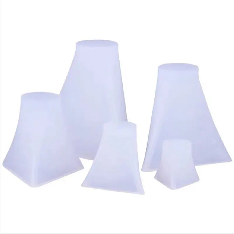 5Pcs Pyramid Silicone Molds Resin Casting Orgone Jewelry Making Tools