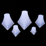5Pcs Pyramid Silicone Molds Resin Casting Orgone Jewelry Making Tools