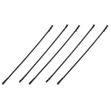 5Pcs RC Car Roof Luggage Rack Strap for 1/10 RC Crawler Car, Black
