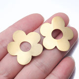 5Pcs Brass Sakura Flower Charms DIY Necklace Jewelry Making