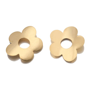 5Pcs Brass Sakura Flower Charms DIY Necklace Jewelry Making