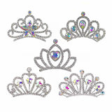 5Pcs Rhinestone Crown Embellishments Flatback Buttons Wedding Decoration DIY