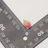 5Pcs Red Resin Strawberry Charms for DIY Jewelry Making