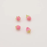 5Pcs Red Resin Strawberry Charms for DIY Jewelry Making
