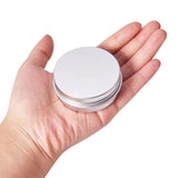 5Pcs 30ml Round Aluminium Cans Beads Storage Jars with Lid