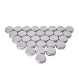 5Pcs 30ml Round Aluminium Cans Beads Storage Jars with Lid
