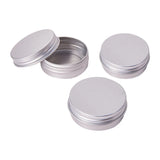 5Pcs 30ml Round Aluminium Cans Beads Storage Jars with Lid