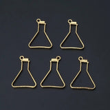 5Pcs Science Experiment Cup Pendant Setting Resin Jewelry