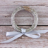 5Pcs/Set Multicolor Glitter Gravel Silicone Bracelets for Women