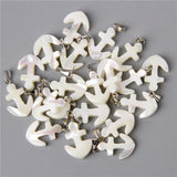5Pcs/Set Natural Shell Pendant Charms for Jewelry Making