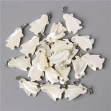 5Pcs/Set Natural Shell Pendant Charms for Jewelry Making