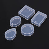 5Pcs Crystal Pendant Silicone Molds Resin DIY Jewelry Making Epoxy Mold