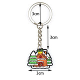 5Pcs Latin Singer Bad Bunny Rapper Heart PVC Keychain Pendant Bag Keyring