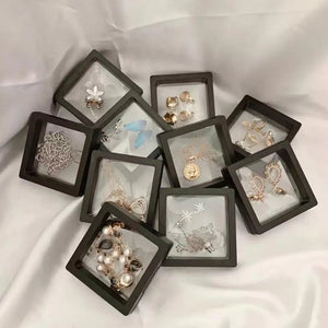 5Pcs/Set Dustproof Ring Display Box Anti-wear Plastic Jewelry Holder