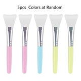 5Pcs Silicone Cleaning Mixing Brush for UV Resin Mold Tools