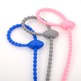 5Pcs Silicone Reusable Bag Ties Twist Wire Fasten Cable Zip Tie