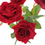 5Pcs Silk Rose Bouquet Artificial Flowers Wedding Home Decoration