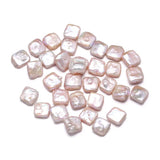 5Pcs Square Freshwater Pearl Loose Beads Charms DIY Earring Bracelet Jewelry