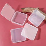 5Pcs Square Storage Container Portable Pill Coins Plastic Case Multi-function Sm