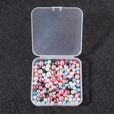 5Pcs Square Storage Container Portable Pill Coins Plastic Case Multi-function Sm