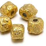 5Pcs Stainless Steel Dice Charms Pendant DIY Necklace Jewelry Making Supplies