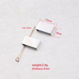 5Pcs Stainless Steel Charms For DIY Earrings Necklace