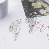 5Pcs Stainless Steel Butterfly Wings Charms Metal Cutting Pendants