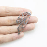 5Pcs Stainless Steel Butterfly Wings Charms Metal Cutting Pendants