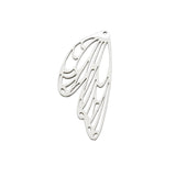 5Pcs Stainless Steel Butterfly Wings Charms Metal Cutting Pendants