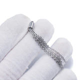 5Pcs Stainless Steel Earring Tassel Charms Jewelry Making DIY Pendant Chain